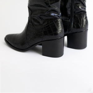 Under the knee boots / Negro
