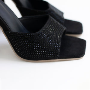Crystal Sandals Negro